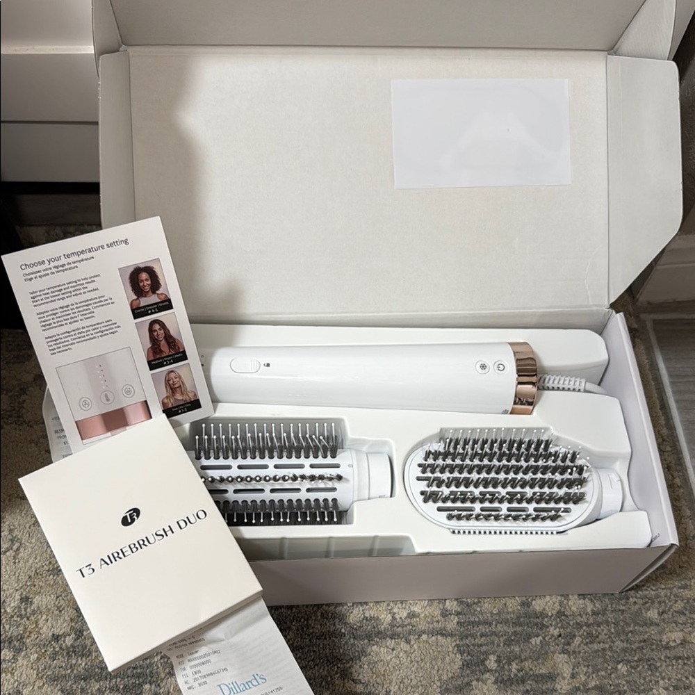 T3 AireBrush Duo in Elegant White and Gold